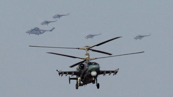 Ka-52 attack helicopter