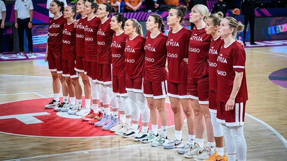 Eiropas čempionāts basketbolā sievietēm: Latvija - Grieķija, Latvijas sieviešu basketbola izlase, basketbols