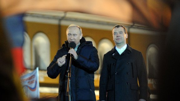 Putin and Medvedev