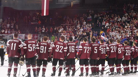 Hokejs, pasaules čempionāts: Latvija - Slovākija