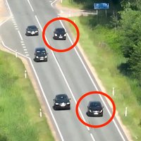 Video: Policija ar dronu virs šosejas fiksē pārgalvīgus apdzinējus