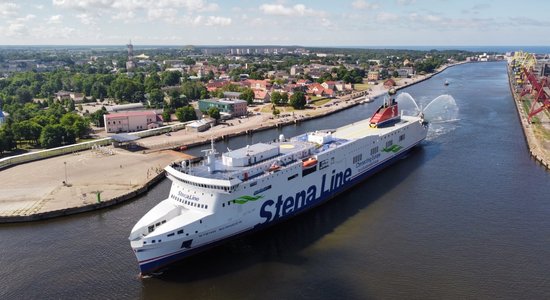 Ventspils ostā ieradies jaunais 'Stena Line' prāmis