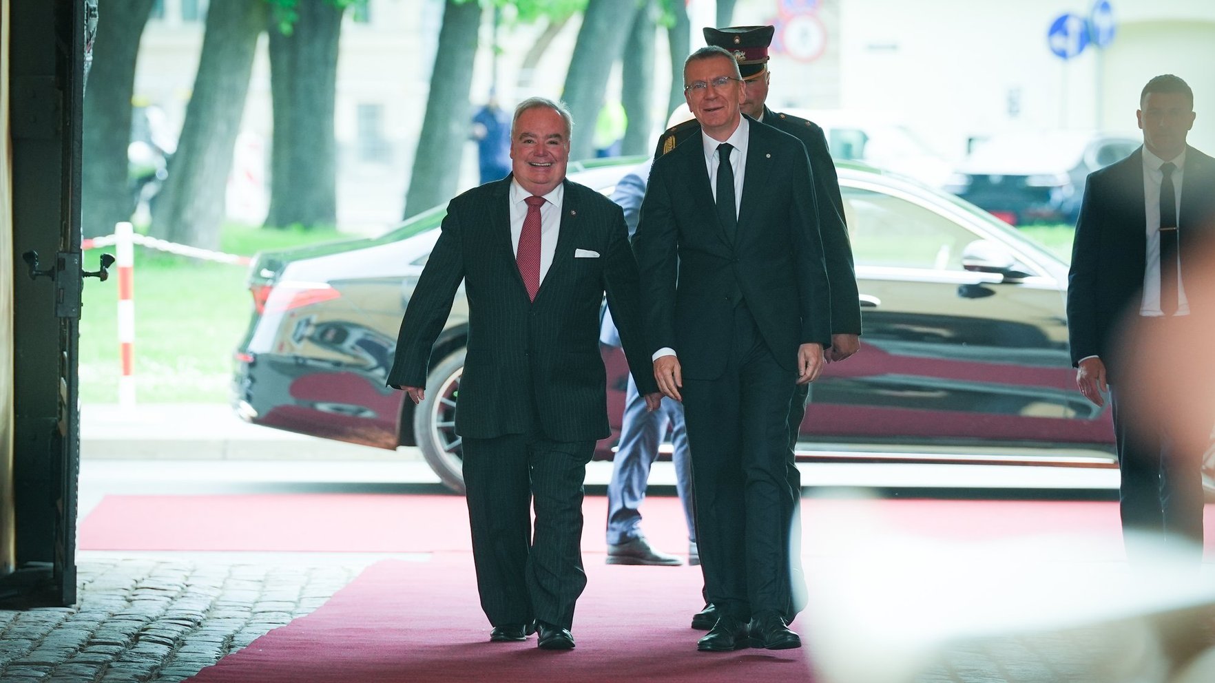 Foto: Rinkēvičs pateicas Maltas Ordenim par atbals