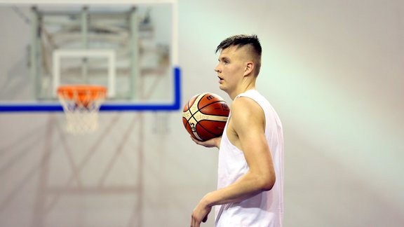 Latvijas basketbola izlases atklātais treniņš un preses konference - 21