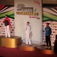 Latvijas karatists Kalvis Kalniņš izcīna bronzas medaļu Eiropas čempionātā Budapeštā