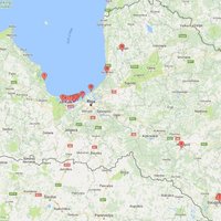 Karte: Šogad Zilais karogs piešķirts 20 Latvijas pludmalēm