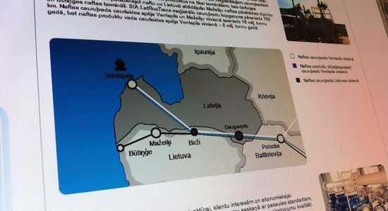 Газета: латвийские нефтепроводы могут перейти в собственность Белоруссии