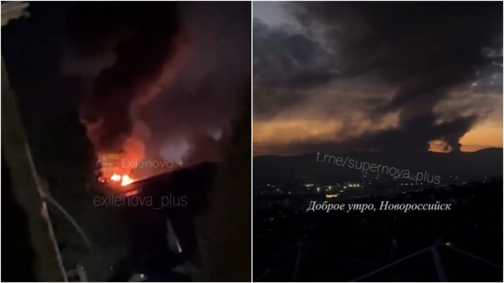 Krimā deg naftas bāzes un apturēta vilcienu satiksme