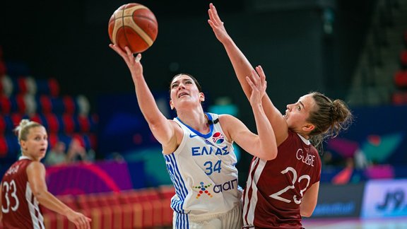 Eiropas čempionāts basketbolā sievietēm: Latvija - Grieķija, Latvijas sieviešu basketbola izlase, basketbols