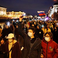 Protesta akcijās Krievijā vairāk nekā 1200 aizturēto. Teksta tiešraides arhīvs
