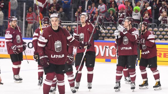 Hokejs, pasaules čempionāts: Latvija - Slovākija