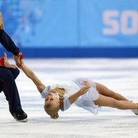 Krievijas daiļslidotāji pārņem vadību olimpisko spēļu komandu sacensībās