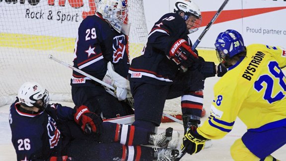 USA - Sweden. Final WC hockey U-18 