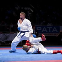 Latvijas karatists Kalniņš iekļūst pasaules čempionāta bronzas finālā