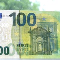 Lagarda rosina uz jaunajām eiro banknotēm attēlot da Vinči