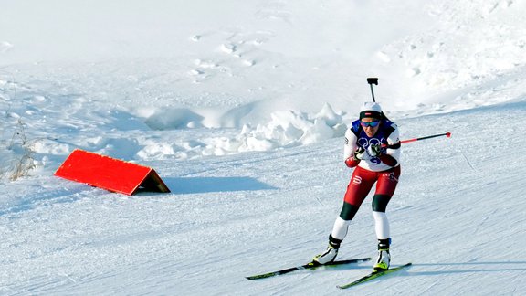 Pekinas olimpiskās spēles, biatlons:  (15km disciplīna)  - 8