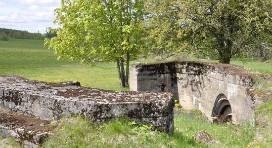 ФОТО. В Латвии появился новый веломаршрут "По бункерам Первой мировой войны"