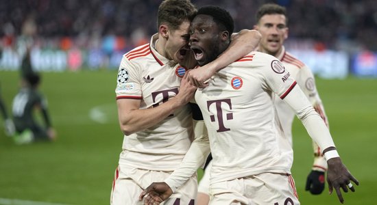 Minhenes "Bayern" drāmā salauž skotu sirdis un iesoļo UEFA Čempionu līgas astotdaļfinālā