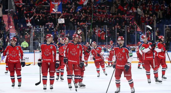 CSKA pārspēj SKA un pirmā sasniedz Gagarina kausa finālu