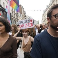 Foto: Francijā kreisie protestē pret Barnjē iecelšanu premjera amatā