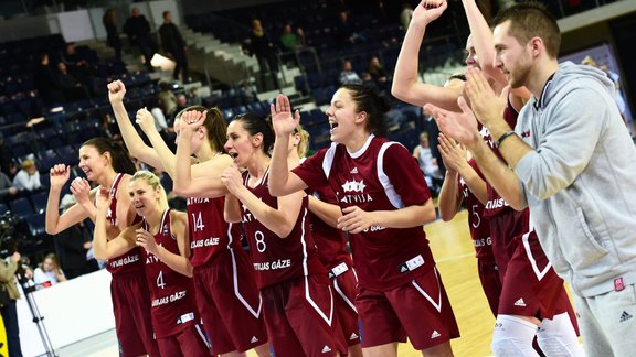 Latvijas un Lietuvas sieviešu basketbola izlašu spēle  - 22