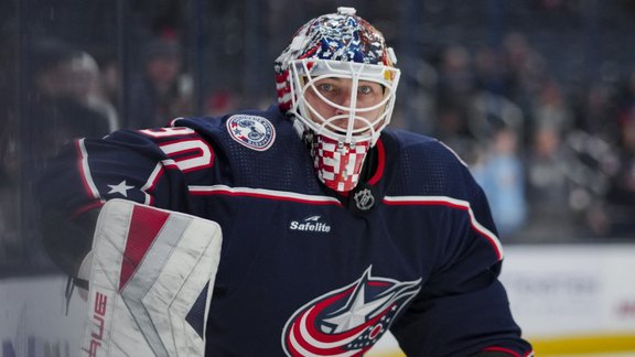 Elvis Merzļikins, hokejs, NHL, Blue Jackets