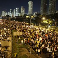 Brazīliešu protestu kustība atsakās no akcijām Pasaules kausa laikā