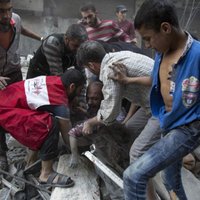 Krievijas uzlidojumos Sīrijā gada laikā nogalināti vairāk nekā 9300 cilvēki