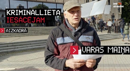 Video: filmas 'Krimināllieta iesācējam' aizkadrā. Varas maiņa