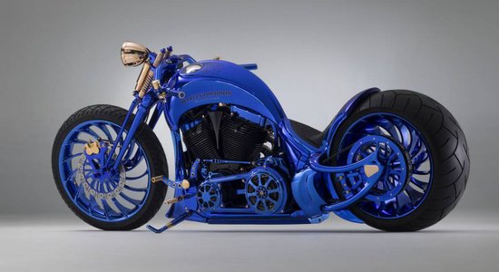 Visdārgākais motocikls pasaulē – pārbūvēts 'Harley-Davidson' par pusotru miljonu eiro