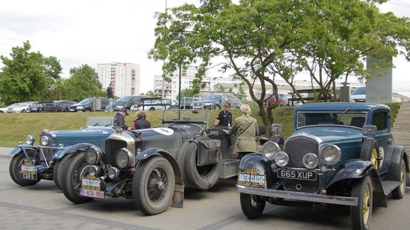 'Baltic Classic Rally' pie Rīgas Motormuzeja