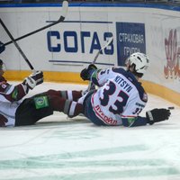 Fotoreportāža: 'Dinamo' cerīgi iesāk KHL Cerības kausu