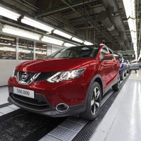 Jaunā 'Nissan Qashqai' izlaide rekordīsā laikā sasniegusi pusmiljonu vienību