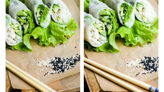 spring rolls, pavasara rullīši, dārzeņu rullīši, Āzijas virtuve