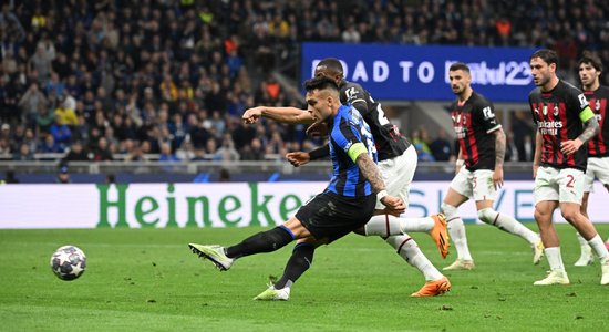 'Inter' vēlreiz uzvar Milānas derbijā un kļūst par Čempionu līgas finālisti