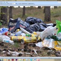 За год в природу Латвии попадает количество мусора, сравнимое с "Замком света"