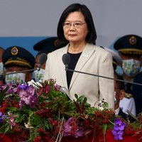 Taivānas prezidente: mūsu demokrātijas un brīvības iznīcināšana būtu pasaules demokrātiju smaga sakāve