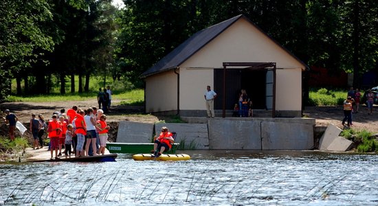 Višķos atklāta Luknas ezera laivu stacija