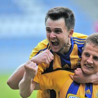 Žigajeva skaists sitiens dod 'Ventspils' futbolistiem uzvaru Kurzemes derbijā; 'Skonto' izrauj uzvaru pār 'Jelgavu'
