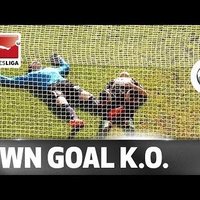 Video: Dīvains 'gols' Vācijas futbolā – bumba lido vārtos no vārtsarga sejas