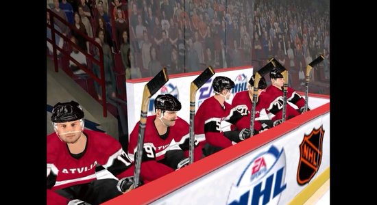 'EA Sports' skaidro mītiskās Latvijas hokeja izlases izveidi