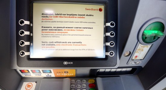 Latvijā bankomātu pieejamība – starp zemākajām Eiropā