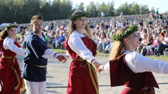 Koncerts "Saule. Pērkons. Daugava" Likteņdārzā  - 4