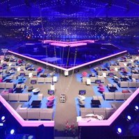 ФОТО: Сцена "Евровидения" почти готова к приему конкурсантов