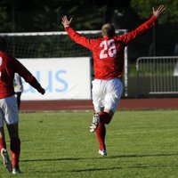 'Spartaks' futbolisti uzvar 'Ogri' un iekļūst Latvijas kausa pusfinālā