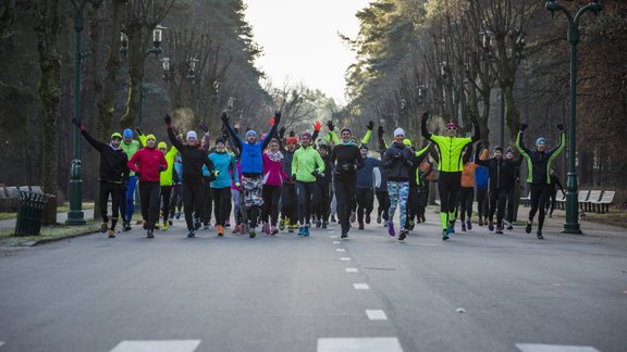 Lattelecom Rīgas maratons, adidas skriešanas skolas warm-up - 14