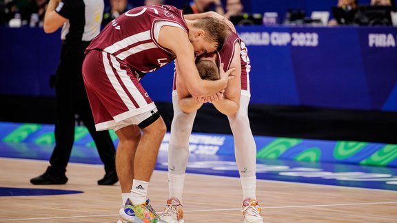 Basketbols, Pasaules kauss, ceturtdaļfināls: Latvija - Vācija - 76