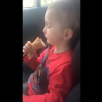 Video: Ralfs pat miegā ēd saldējumu, bet mielošanās nepadodas