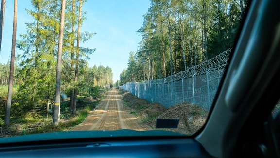 Latvijas-Baltkrievijas "zaļā" robeža, robežas žogs - 14