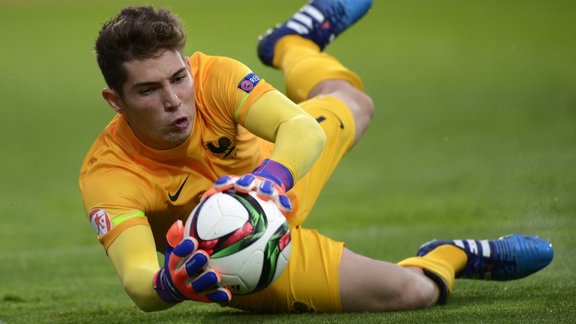 France s goalkeeper Luca Zidane 